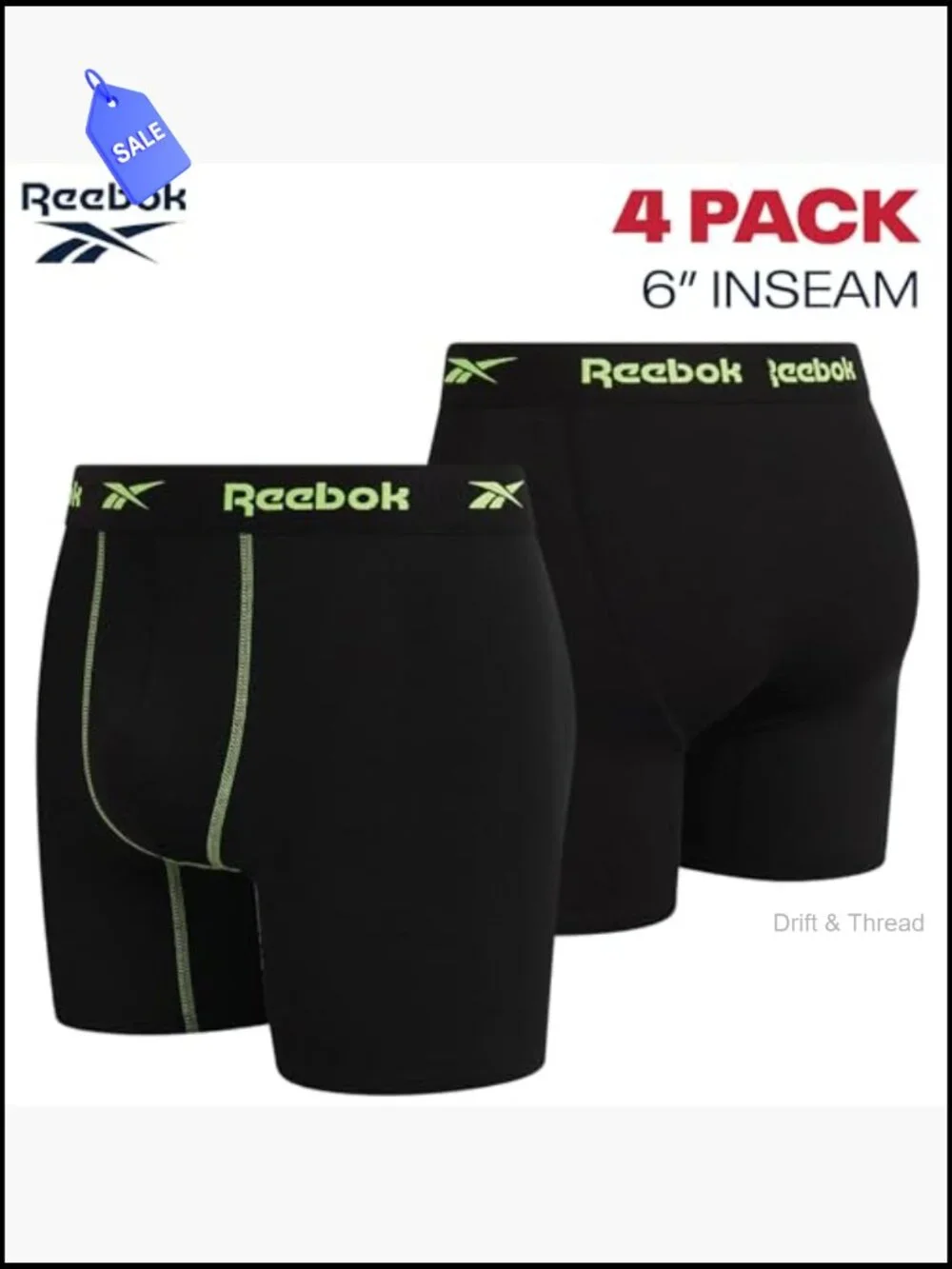 8 Pack Mens Performance Boxer Briefs with Pouch Moisture Wicking
